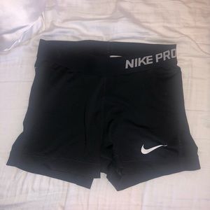Nike pro spandex shorts